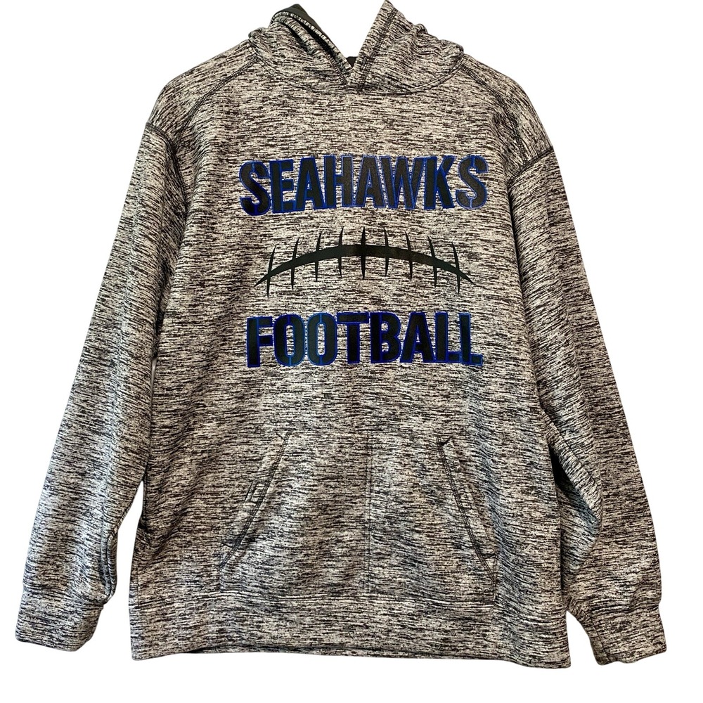 Badger Sport Men's‎ Size Medium Seahawks Football Hoodie Sweatshirt
